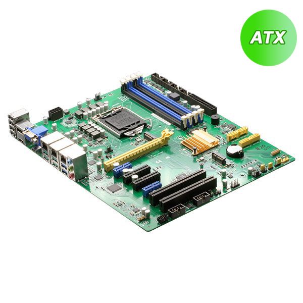 ATX Industrial Motherboard with 8th/9th Generation Intel® Core™ Processor,  DDR4 DRAM, Supports iAMT 12.0, and Intel® CNVi WLAN C - AAEON